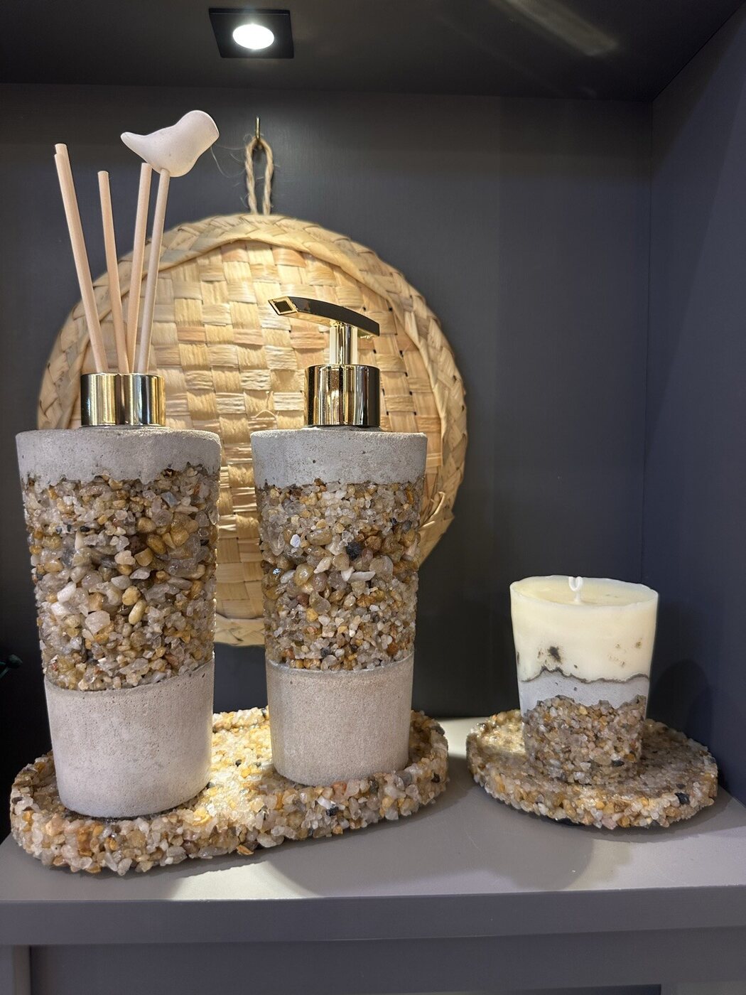 Kit de lavabo em granilite
